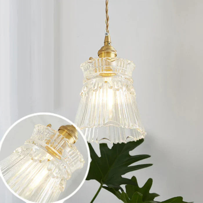 OpulentGlow Pendant – Elegant Glass Pendant Lamp
