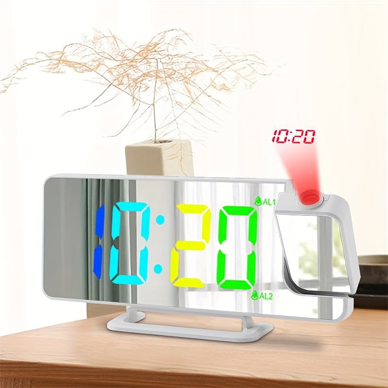 RGBProjector Clock – Colorful Dual Alarm Projector