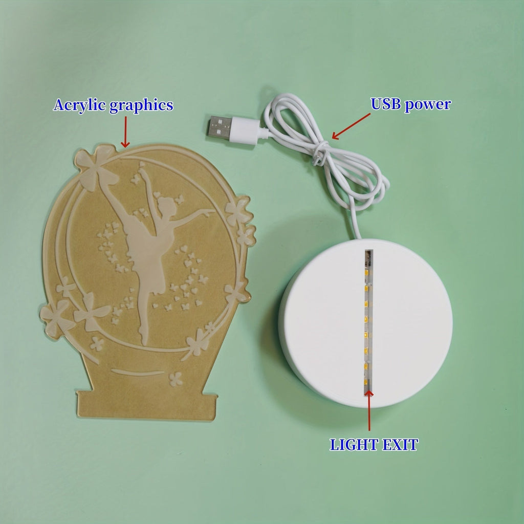LumiDance – 3D LED Night Lamp Ballet