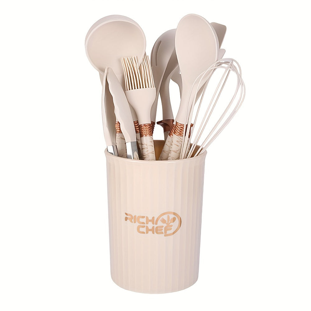 Premium Cooking - Cooking Fun with the Elegant Silicone Kitchen Utensil Set