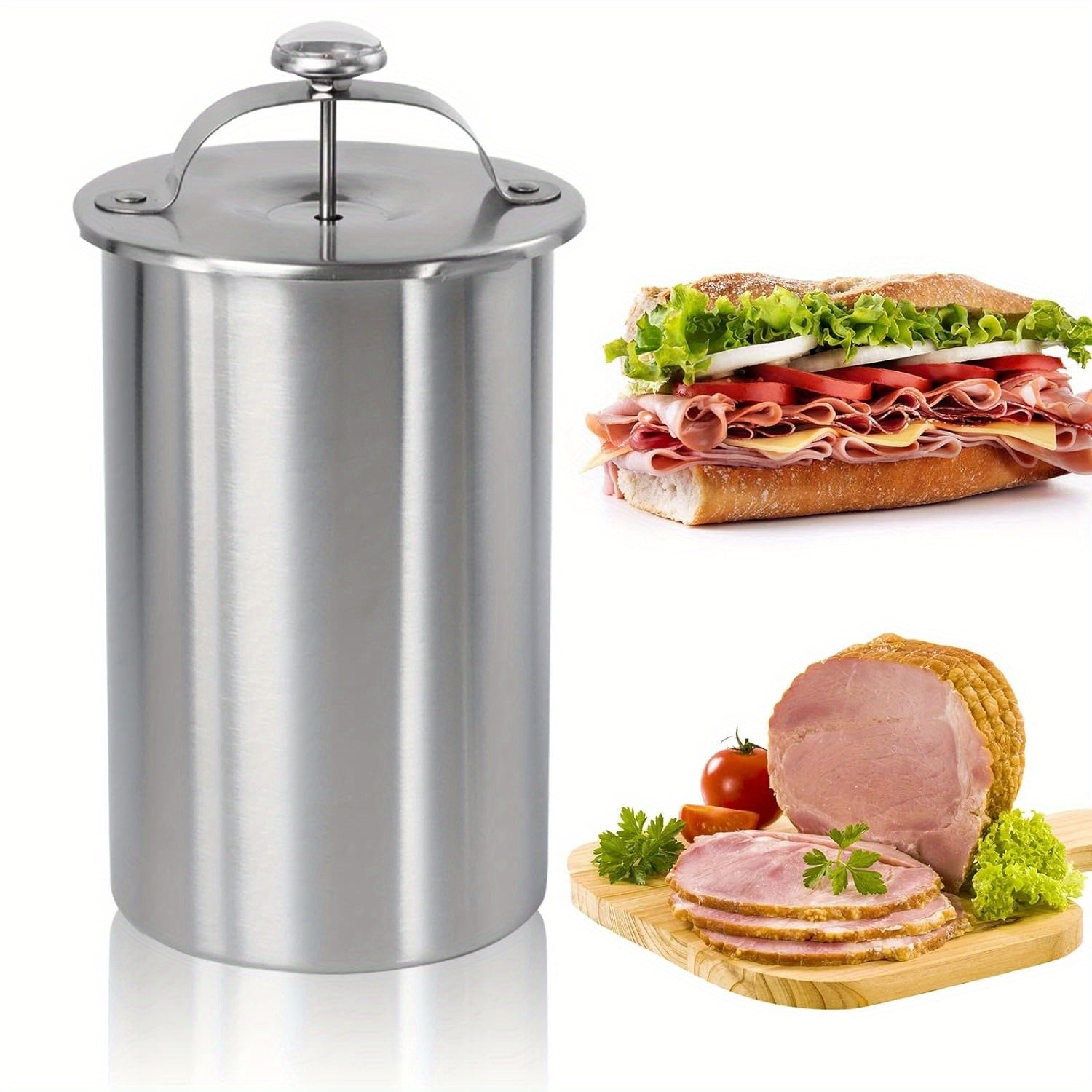 DeliCraft - Luxury Stainless Steel Ham Maker for Creatives