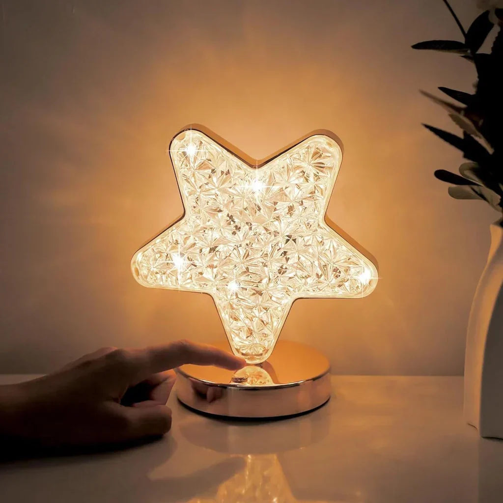 Celestia – Enchanting Dimmable Crystal Table Lamp