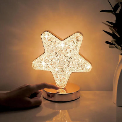 Celestia – Enchanting Dimmable Crystal Table Lamp