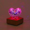 FireworkLight - 3D LED Heart Lamp for Romantic Mood Lighting
