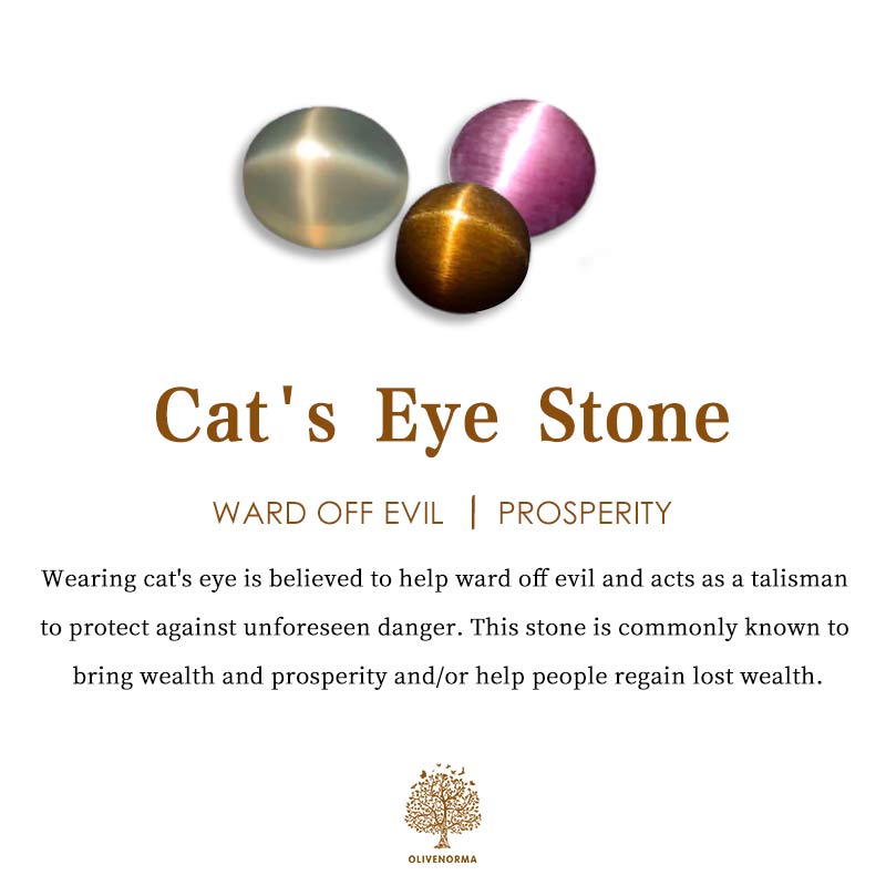 Gorgeous Large Cat's Eye Gemstone Ring - Liora
