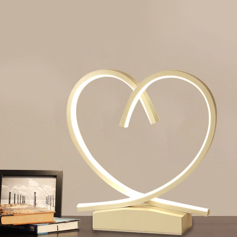 HeartWood – Romantic Wooden Bedside Table with Drawer