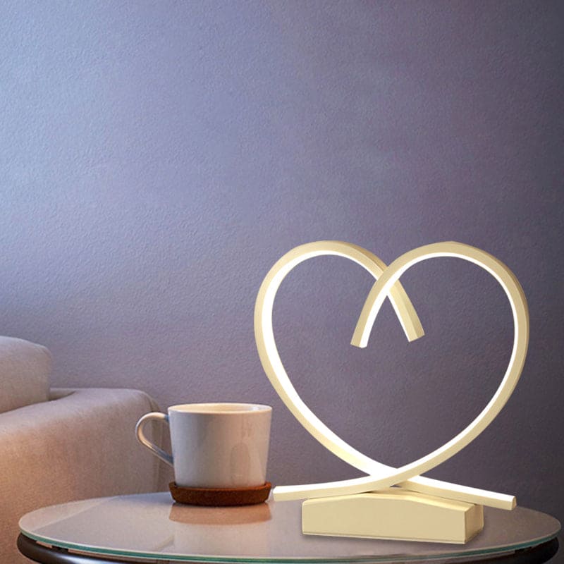 HeartWood – Romantic Wooden Bedside Table with Drawer