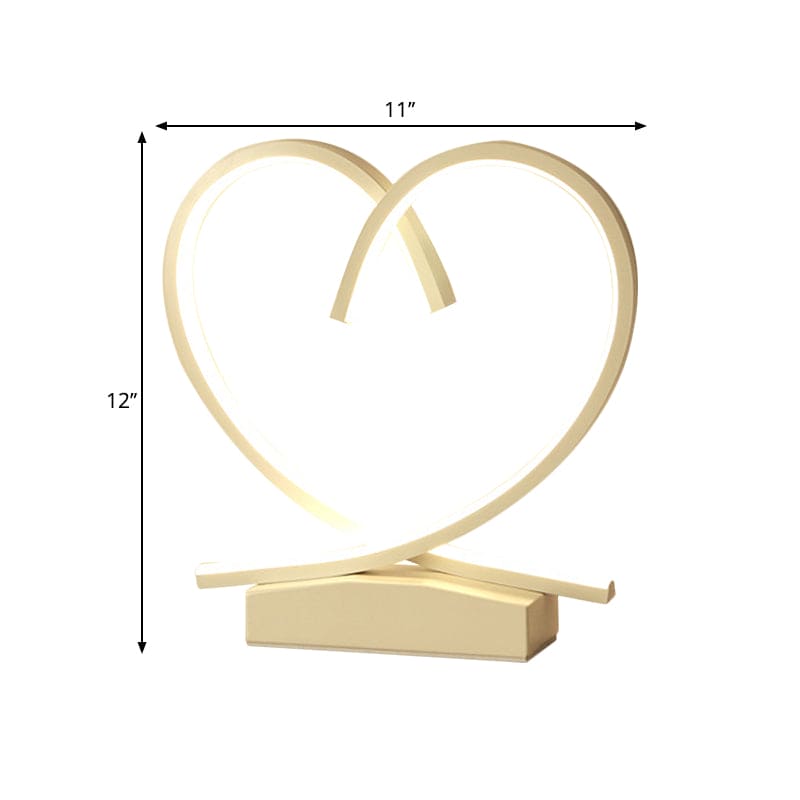 HeartWood – Romantic Wooden Bedside Table with Drawer