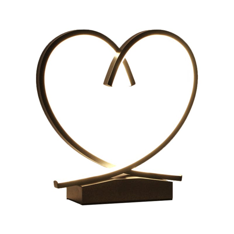 HeartWood – Romantic Wooden Bedside Table with Drawer