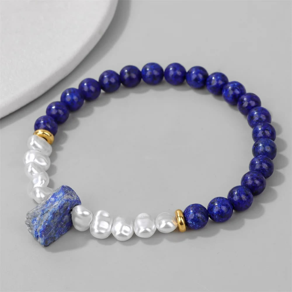 Eline's Enchanting Natural Crystal Bead Bracelet