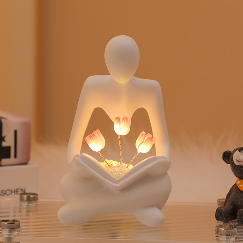 ArtTulip – Modern Abstract Resin Night Light