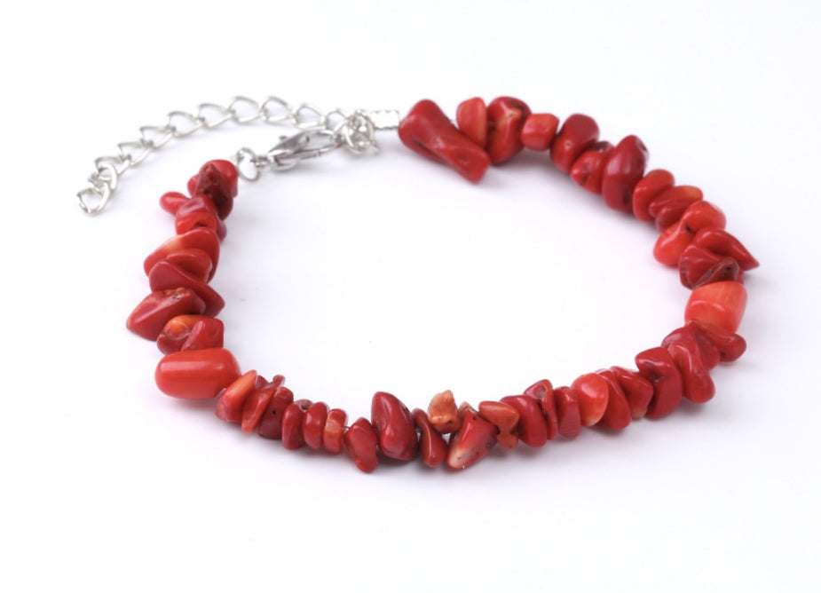 Elegant Red Coral Bracelet | Perfect for everyday wear