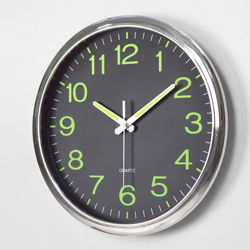 Silent Classroom Clock 30 cm - Silent & Illuminated Time