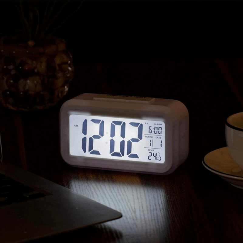 MelodyTime Clock - Digital Alarm Clock with Temperature
