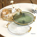 Gilded Elegance – Luxury Serving Bowl Whiteh Golden Handles