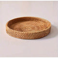 RattanCharm - Elegant Handwoven Rattan Serving Dish