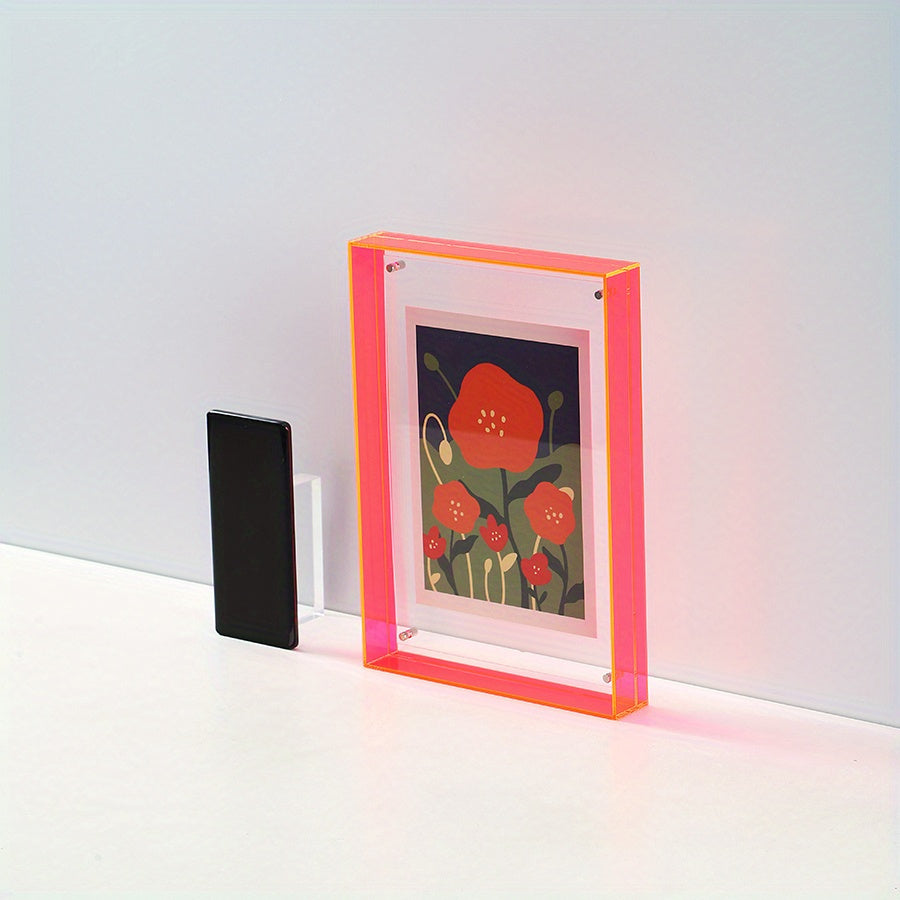 AcrylicFrame – Luxury Art Deco Photo Frame