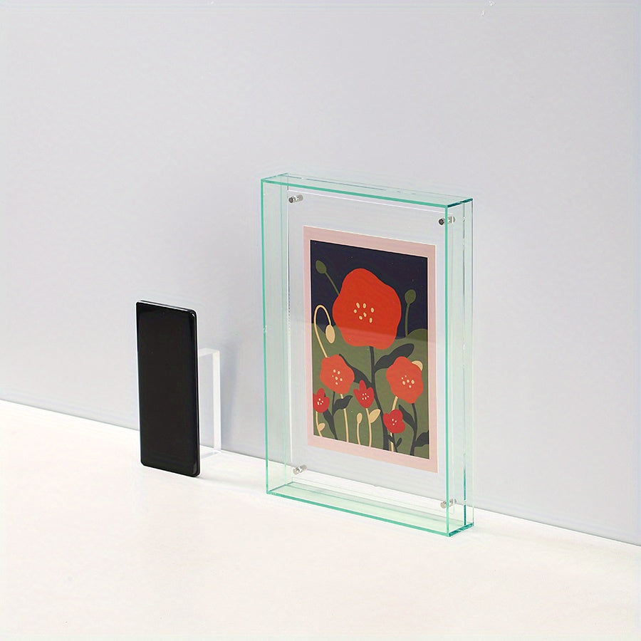 AcrylicFrame – Luxury Art Deco Photo Frame