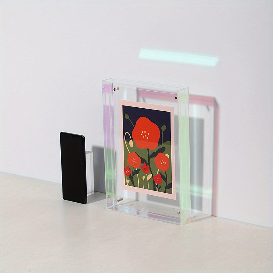AcrylicFrame – Luxury Art Deco Photo Frame