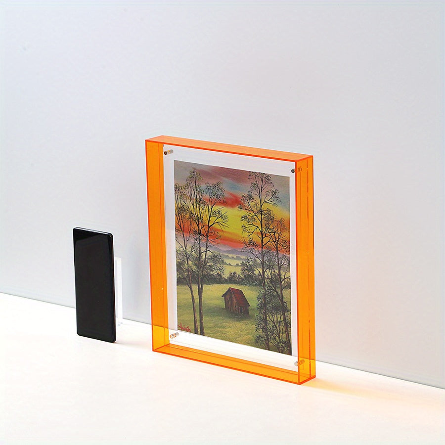 AcrylicFrame – Luxury Art Deco Photo Frame