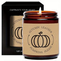 AutumnGlow – Scented Candle with Autumn Leaves & Pumpkins
