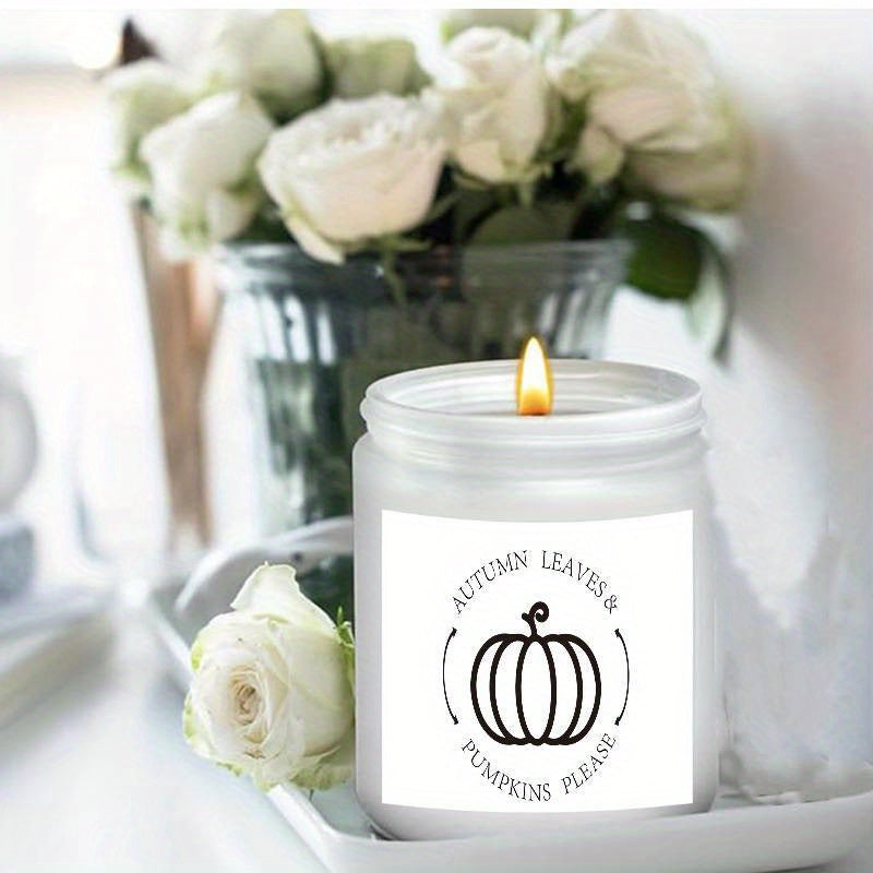 AutumnGlow – Scented Candle with Autumn Leaves & Pumpkins