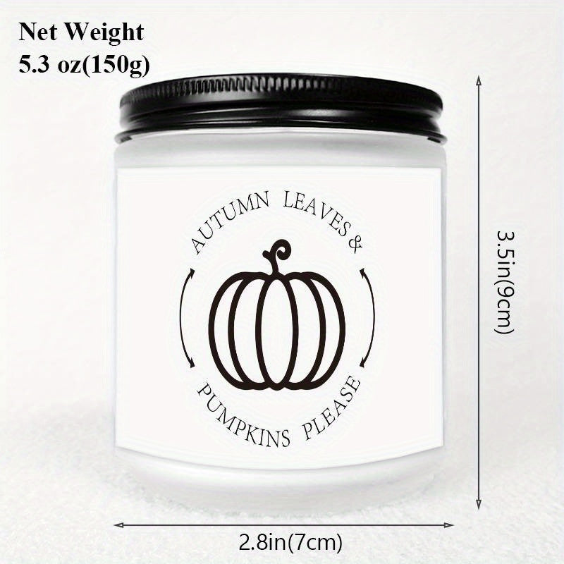 AutumnGlow – Scented Candle with Autumn Leaves & Pumpkins