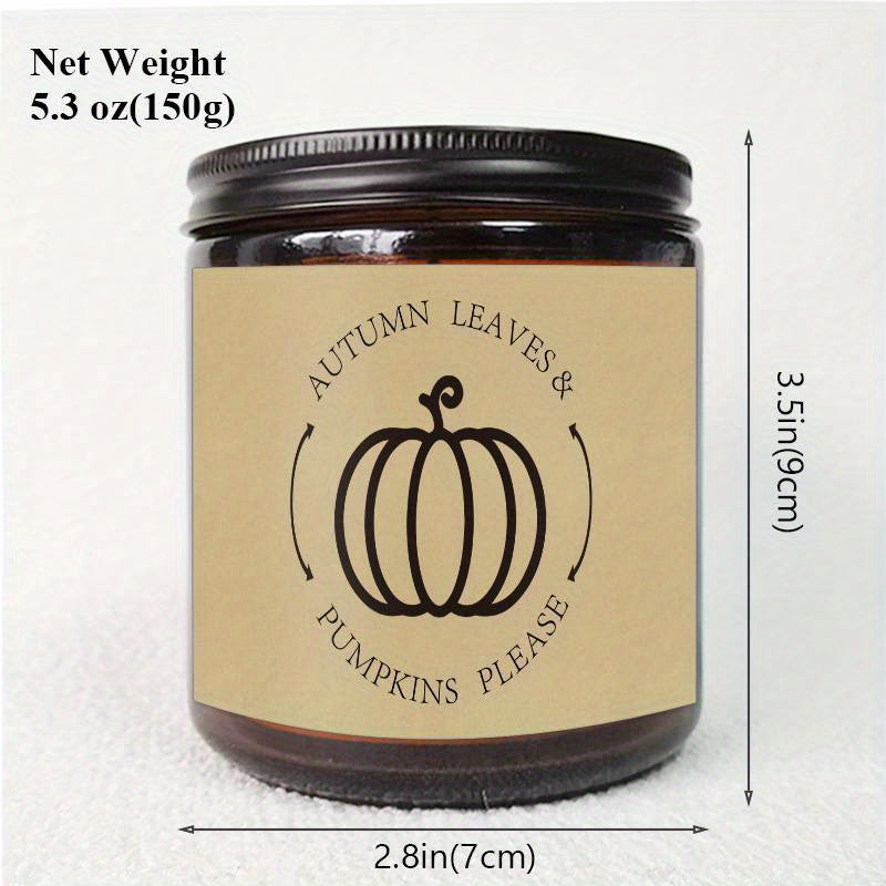 AutumnGlow – Scented Candle with Autumn Leaves & Pumpkins