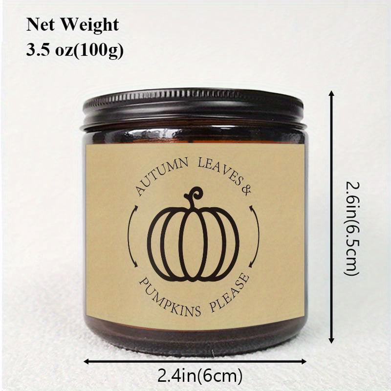 AutumnGlow – Scented Candle with Autumn Leaves & Pumpkins