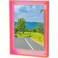 AcrylicFrame – Modern Vertical Photo Frame for Table and Wall