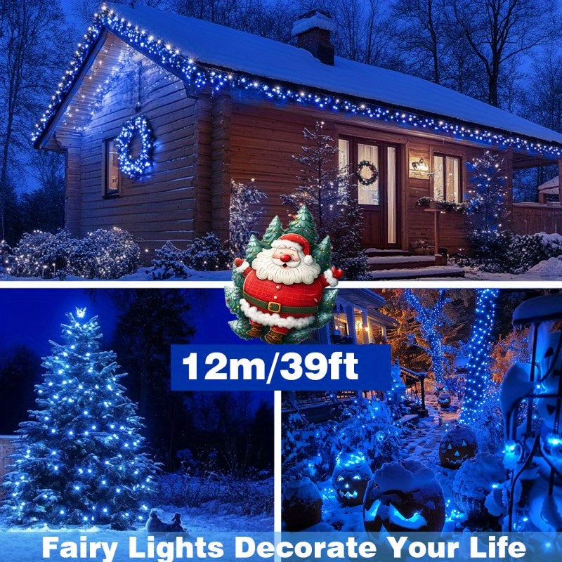 SolarGlow Lighting - Dimmable Outdoor String Lights with Solar Charging