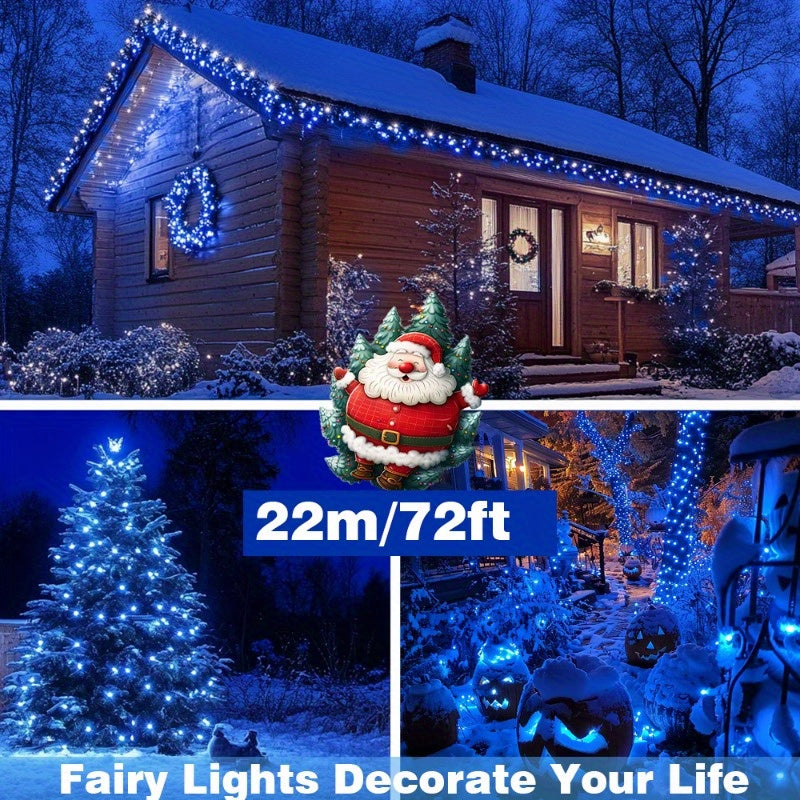 SolarGlow Lighting - Dimmable Outdoor String Lights with Solar Charging