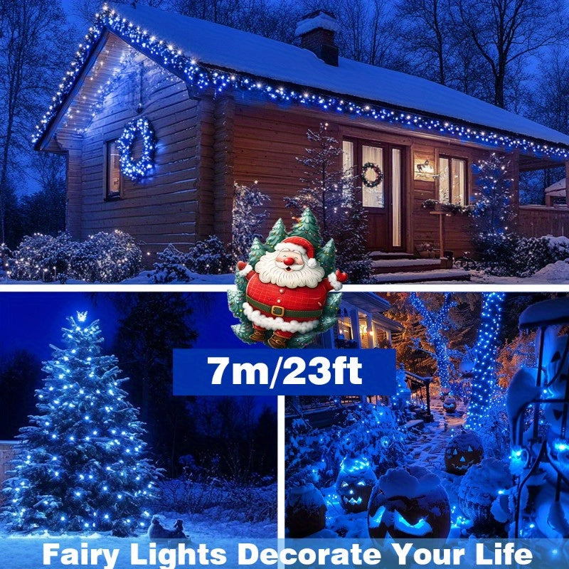 SolarGlow Lighting - Dimmable Outdoor String Lights with Solar Charging