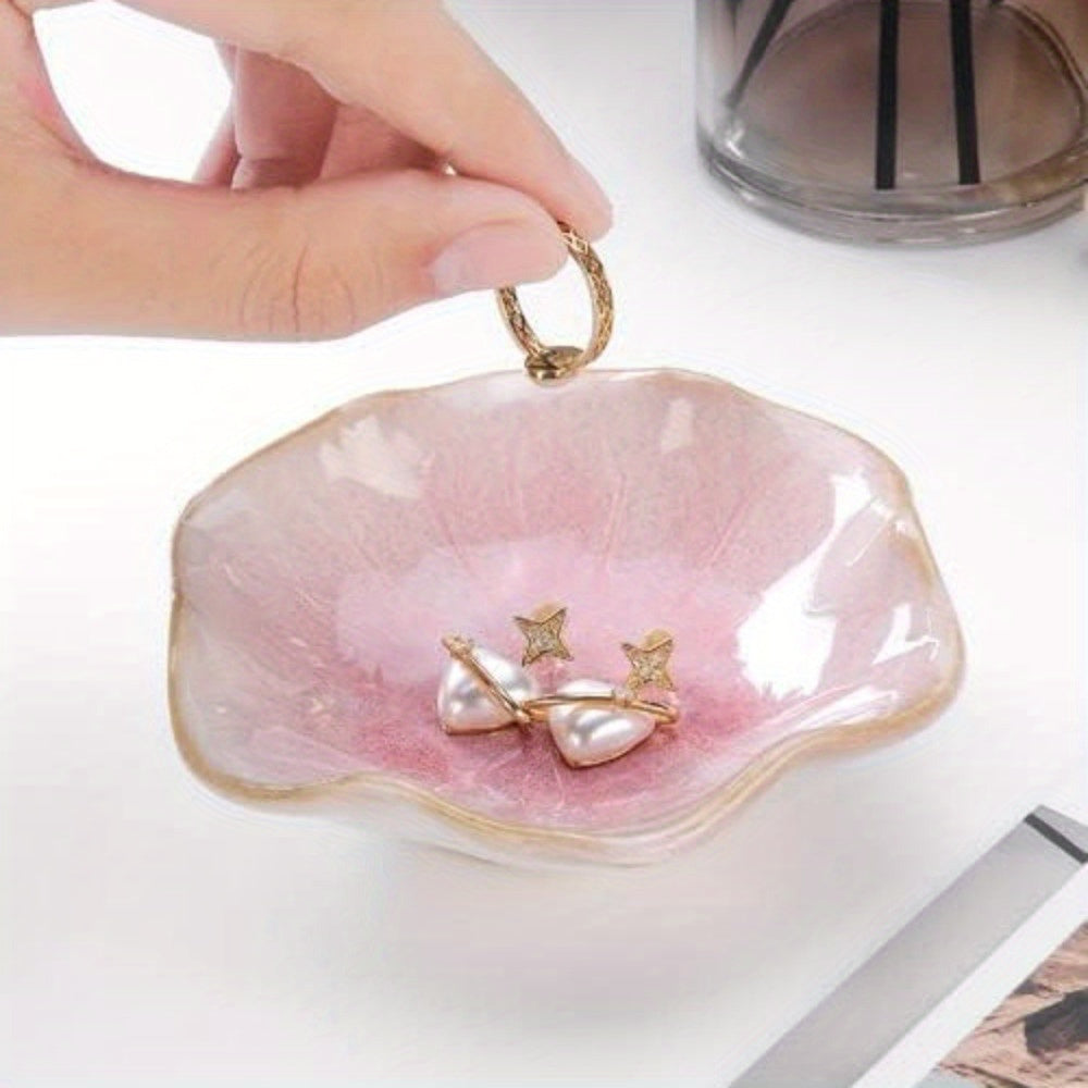 LotusTray - Elegant Flower-Shaped Jewelry Holder