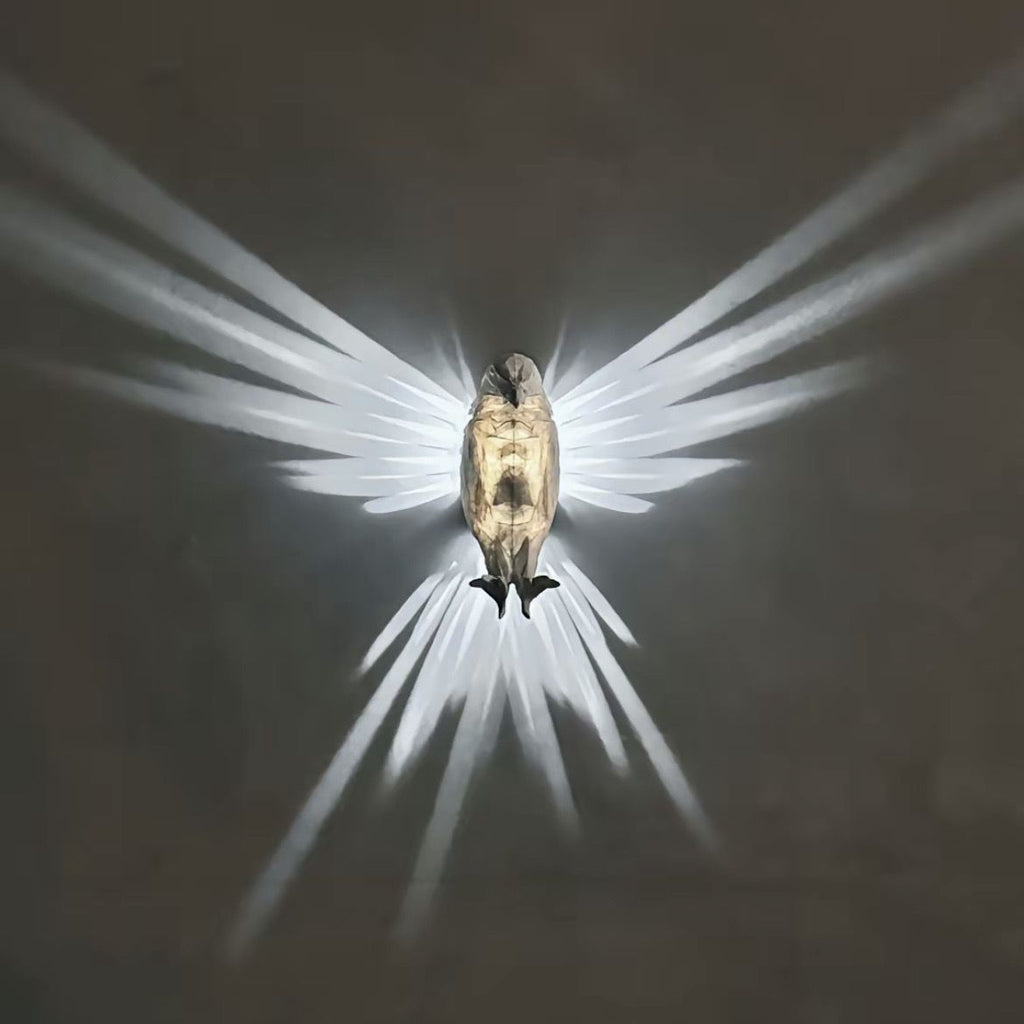 OwlGlow Wall Light - Geometric LED Wall Decoration