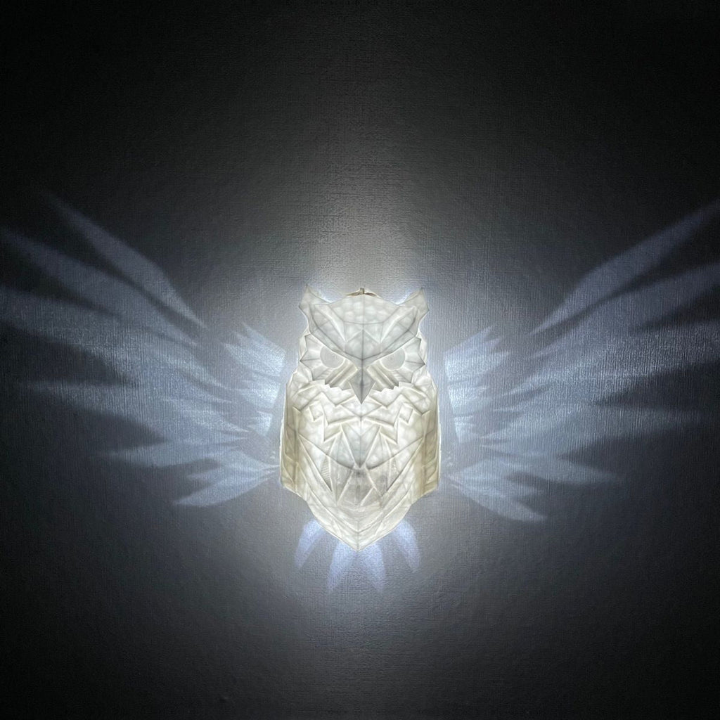 OwlGlow Wall Light - Geometric LED Wall Decoration