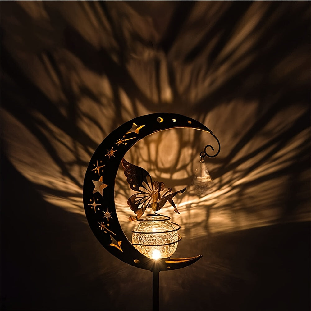MoonGlow – Magical Garden Lamp with Sun & Moon