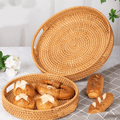 RattanServe - Elegant Handmade Tray of Natural Rattan