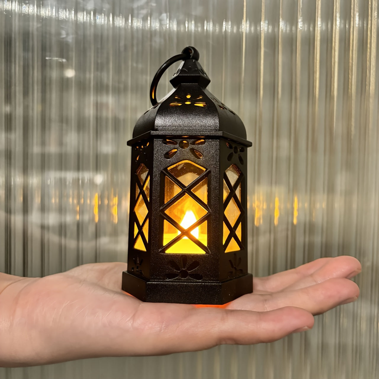 LuxeGlow Lanterns – Rustic LED Set for Party Lighting