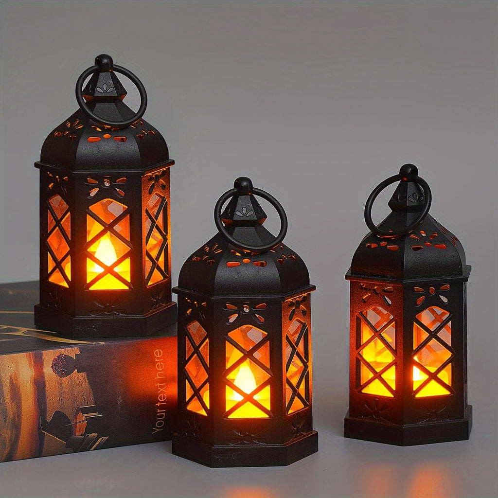 LuxeGlow Lanterns – Rustic LED Set for Party Lighting
