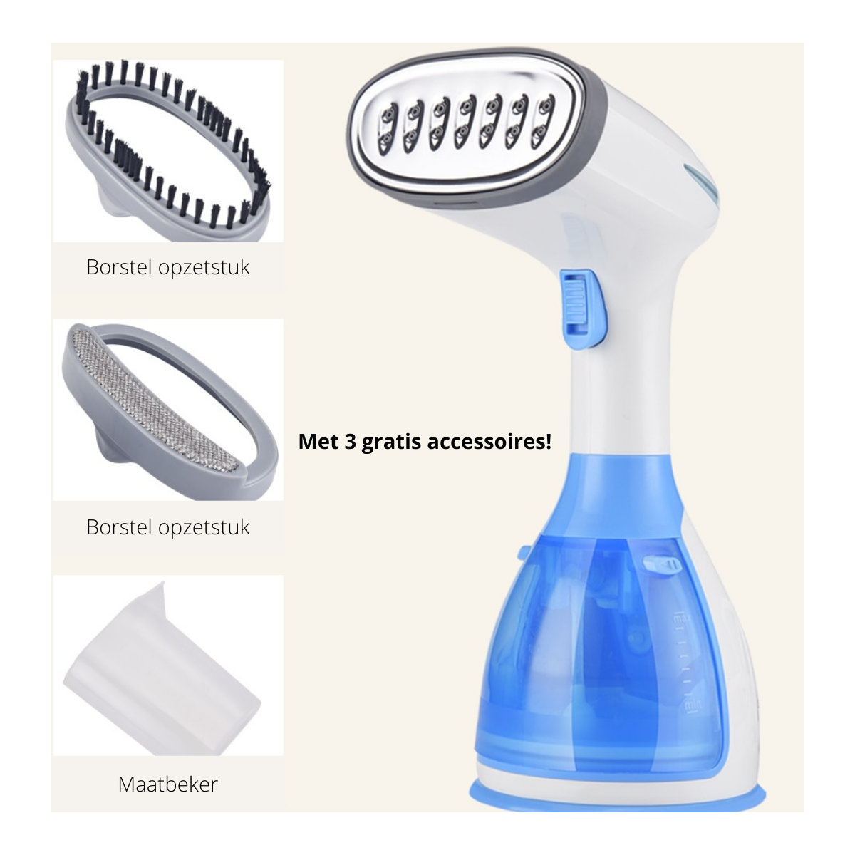 SteamEase - Compact Portable Garment Steamer for Wrinkle-Free Clothes