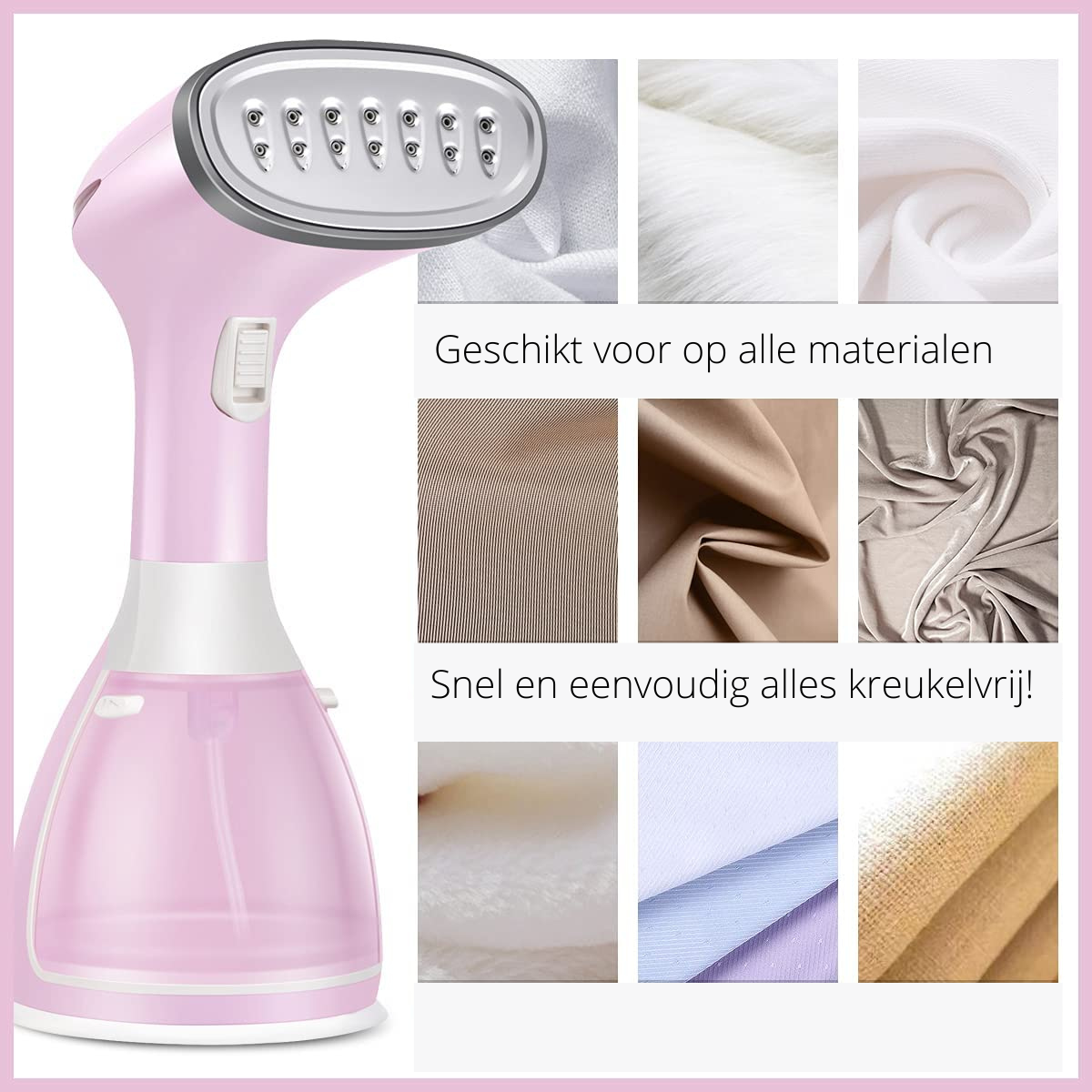 SteamEase - Compact Portable Garment Steamer for Wrinkle-Free Clothes