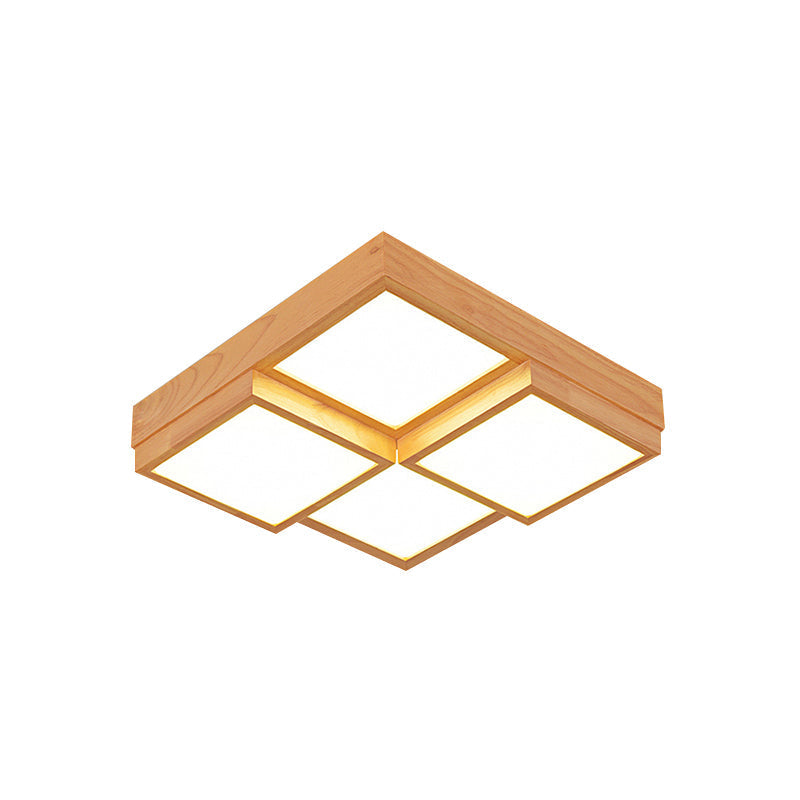 RusticGlow Pendant - Multiple Lights in Natural Wood