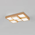 RusticGlow Pendant - Multiple Lights in Natural Wood