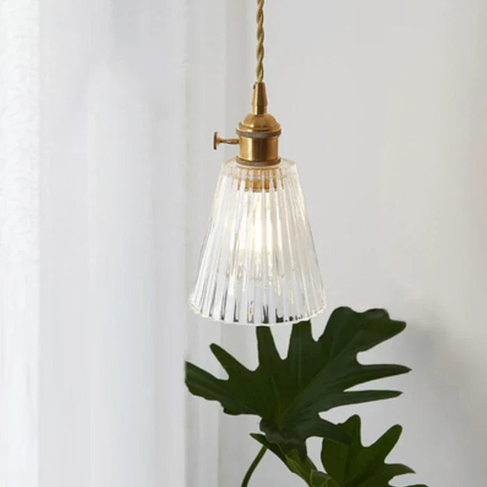 OpulentGlow Pendant – Elegant Glass Pendant Lamp