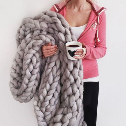 WinterVibe DIY Blanket - Unique and Comfortable for Winter