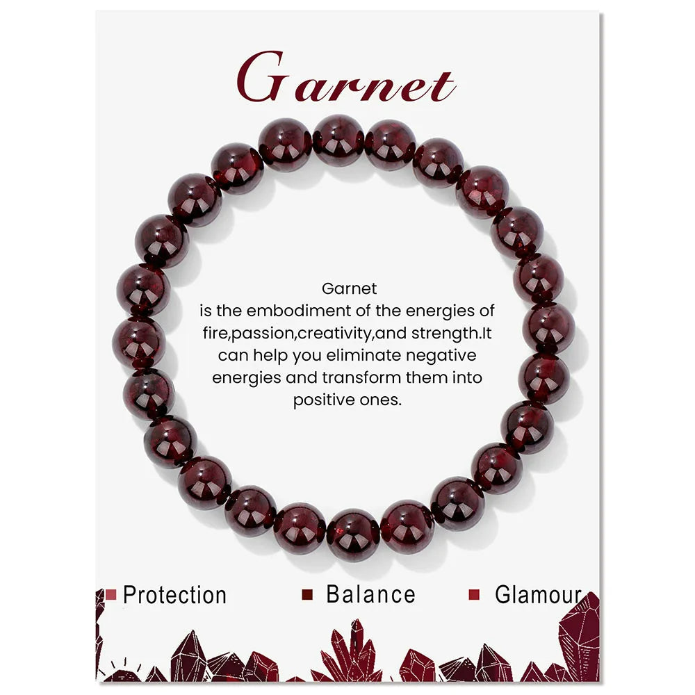 Aria: Natural Crystal Bracelet for Healing Energy