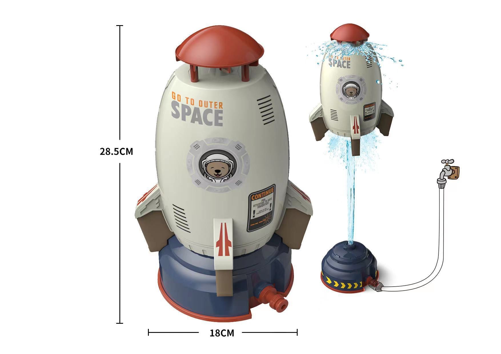 WaterBlast Rocket - Outdoor Toy for Adventurous Children
