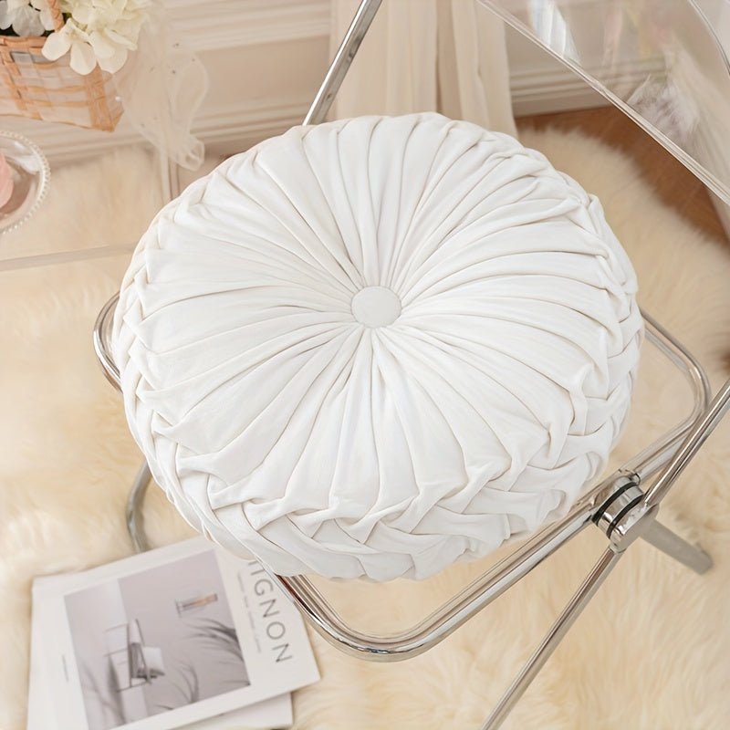 Velvet Pumpkin Cushion - Luxury Plush Cushion for Comfort