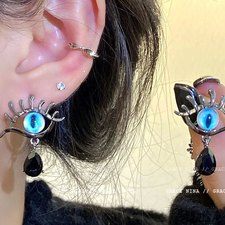 Yara Evil Eye Earrings - Enchanting Elegance